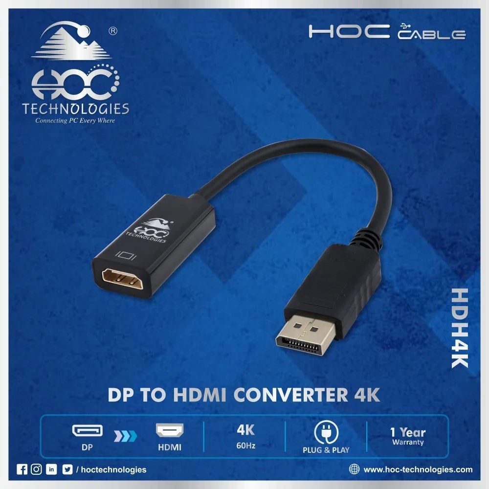 HOC HDH4K DP TO HDMI Converter