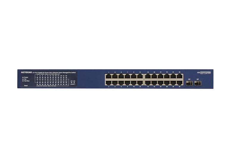 Netgear 24 Port PoE GS724TPP Gigabit Ethernet L2 Smart Switch