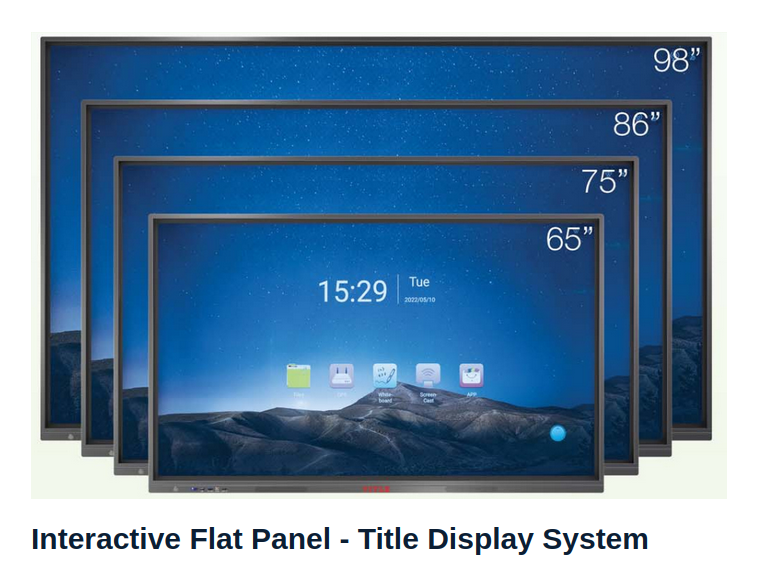 Title Interactive Board 65 Inch Touch Android 14
