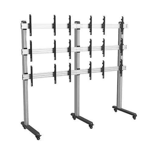 Lumi Nine Screen Video Wall Cart LVS02-946FW