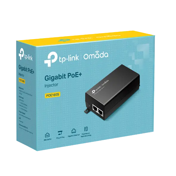 [TL-POE160S] TP-LINK PoE+ Injector 30W