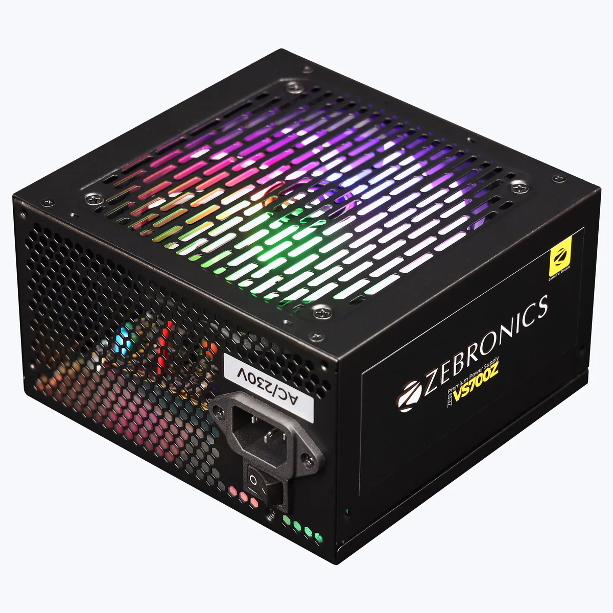 Zebronics SMPS Premium Power Supply 120mm RGB Fan