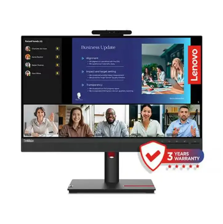 [63D8MAR3WW] Lenovo 23.8 Inch T24v-30 ThinkVision Monitor