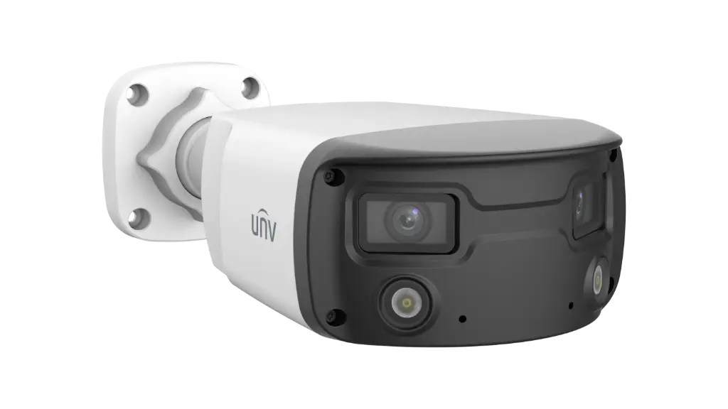 UNV 8MP ColorHunter OmniView Fixed Warm Light Bullet Network Camera