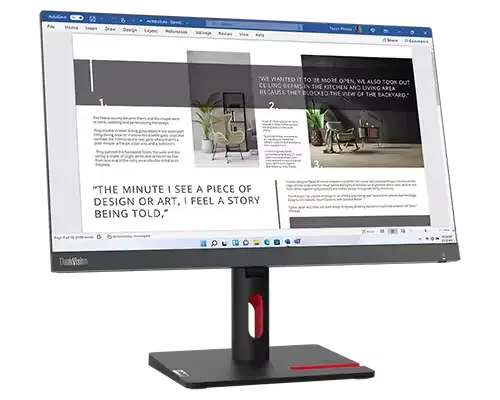 [S22i-30] Lenovo 21.5 Inch Monitor ThinkVision
