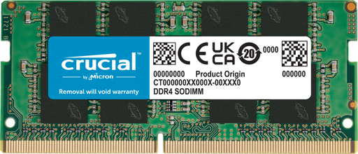 [CBBGS3200] Crucial 8GB Ram DDR4 3200Mhz Laptop