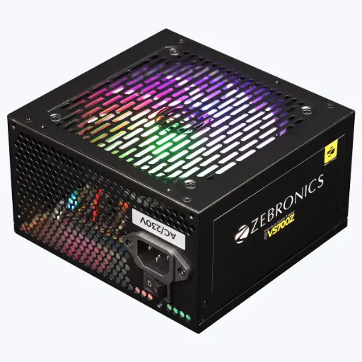 [VS700Z] Zebronics SMPS Premium Power Supply 120mm RGB Fan